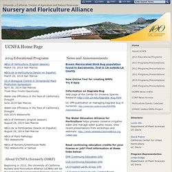 UCNFA Home Page - Nursery and Floriculture Alliance (UCNFA)