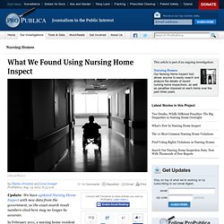 What We Found Using Nursing Home Inspect