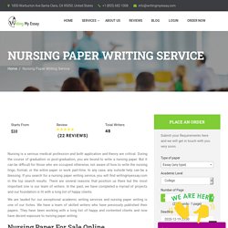 Nursing Paper Writing Service - Buy Nursing Paper