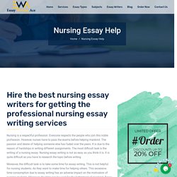 Nursing Essay Writing Services