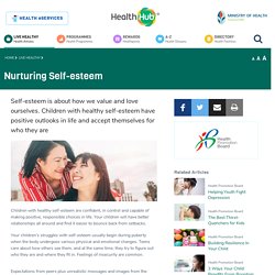 Nurturing Self-esteem