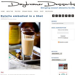 Nutella embodied in a Shot