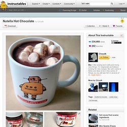 Nutella Hot Chocolate - StumbleUpon