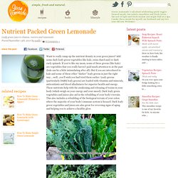 Nutrient Packed Green Lemonade