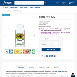 Nutrilite Daily – Best Multivitamin Tablet