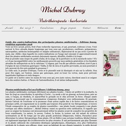 Nutrithérapeute Herboriste Michel Dubray