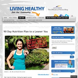 90 Day Nutrition Plan to a Leaner You