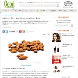 Raw Food Nutrition - Raw Foods with More Nutrients