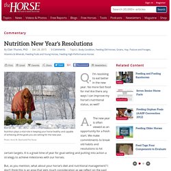 Nutrition New Year's Resolutions