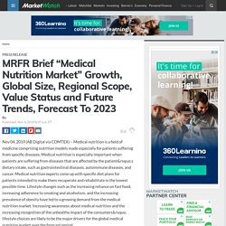 MRFR Brief “Medical Nutrition Market” Growth, Global Size, Regional Scope, Value Status and Future Trends, Forecast To 2023