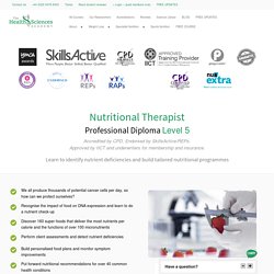 Nutritional Therapist Professional Diploma Level 5