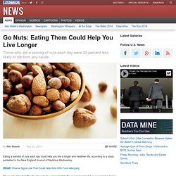 Go Nuts: Eating Them Could Help You Live Longer