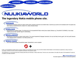 NUUKIAWORLD - The legendary Nokia mobile phone site