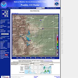 NWS radar image from Pueblo, CO