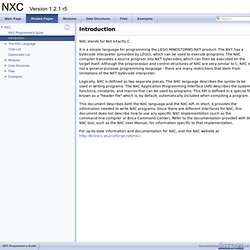 NXC: Introduction