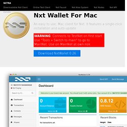 NXT Mac Client