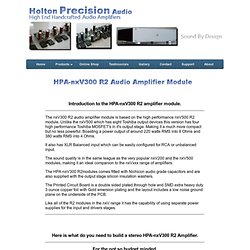 HPA-nxV300 380 watt MOSFET Audio Amplifier Module