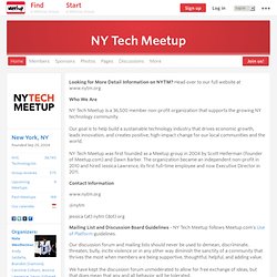 NY Tech Meetup (New York, NY