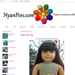 Crochet: Fringed Halter AG Doll Top