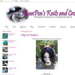 s Knits and Crochet: Tabby Cat Headband