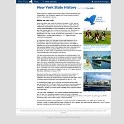 New York - State History