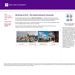 NYU Employment Site