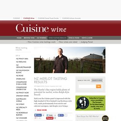 NZ Merlot - Cuisine Wine