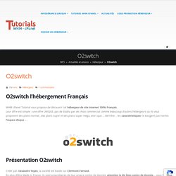 O2switch : hebergement de site internet