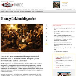 Occupy Oakland dégénère