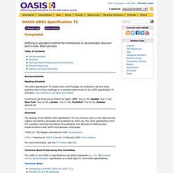 OASIS UDDI Specification TC