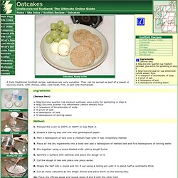 Oatcakes Recipe Page on Undiscovered Scotland