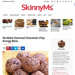 No-Bake Oatmeal Chocolate Chip Energy Bites
