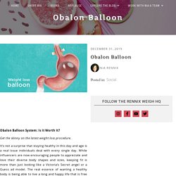 Obalon balloon - The Rennix Weigh
