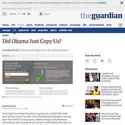 Did Obama Just Copy Us?