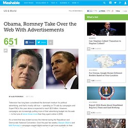 Obama, Romney Take Over the Web With Advertisements