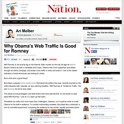 Why Obama's Web Traffic Is Good for Romney
