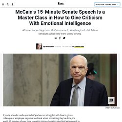 McCain's Senate Obamacare Speech Is a Master Class in Emotional Intelligence