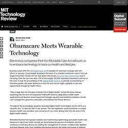 Obamacare Meets Wearable Technology