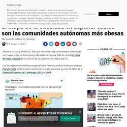 El mapa de la obesidad en España: cuáles son las comunidades autónomas más obesas
