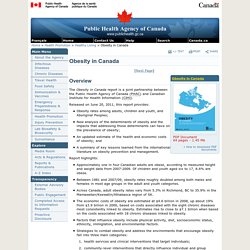 Obesity in Canada - Healthy Living