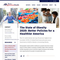 The State of Obesity 2020: Better Policies for a Healthier America - tfah