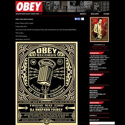 OBEY records radio - OBEY GIANT - Nightly