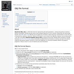 OBJ file format - NoskeWiki