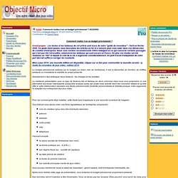 Objectif Micro - Comment réalise t-on un budget prévisionnel ? (02/2000)