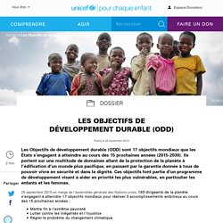 Les Objectifs de développement durable (ODD)