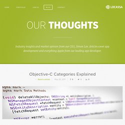 Objective-C Categories Explained