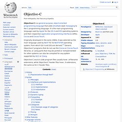 Categories Objective-C - Wikipedia,