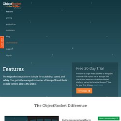 ObjectRocket - Features