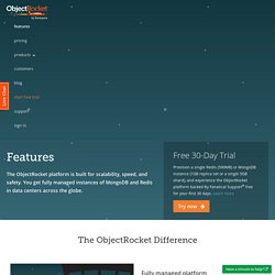 ObjectRocket - Features