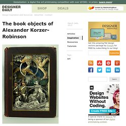 The book objects of Alexander Korzer-Robinson